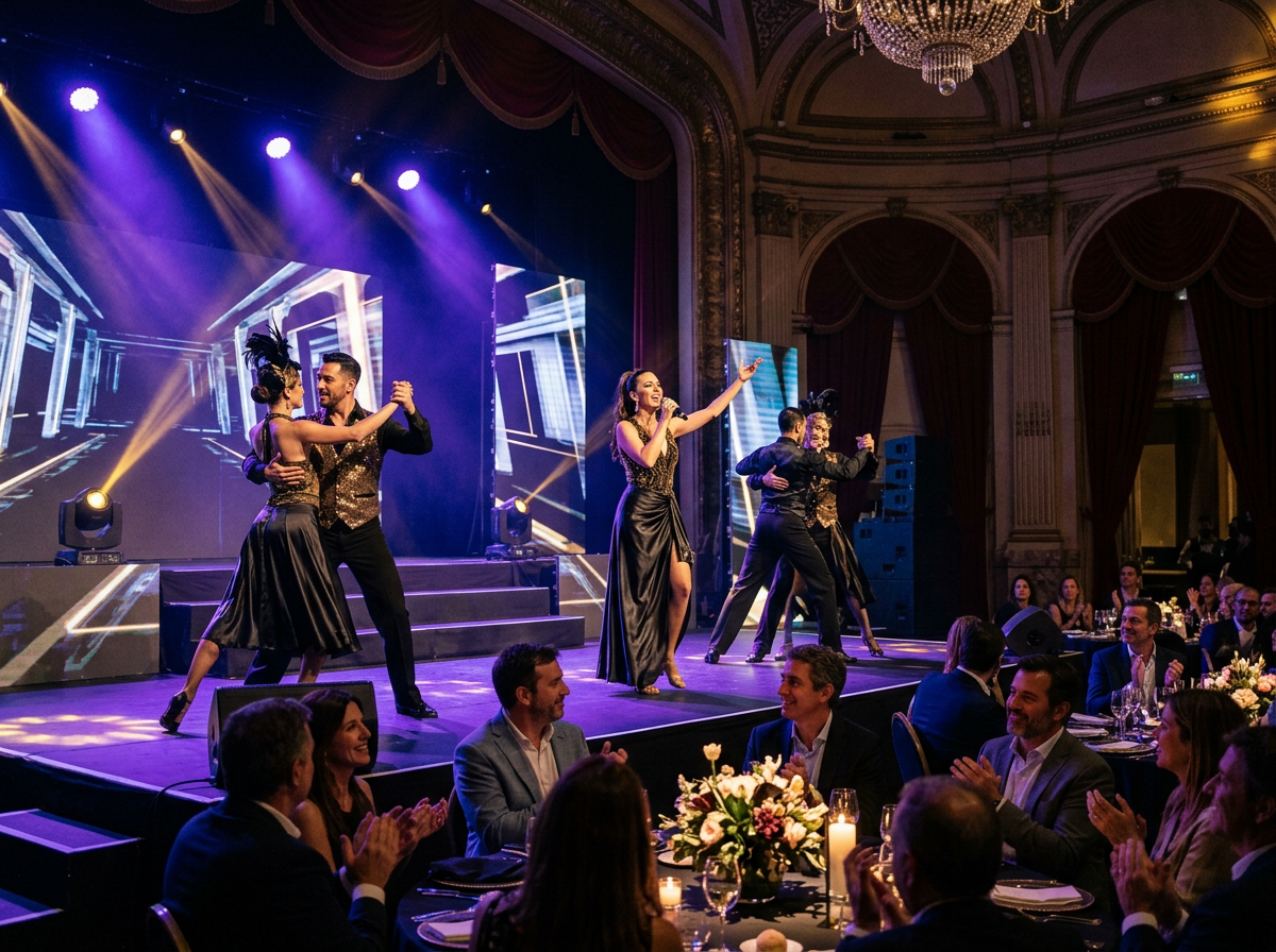 Show en vivo de entretenimiento profesional Lucky Event Guide Argentina